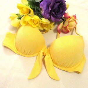 😎 SHADE & SHORE YELLOW SWIMWEAR BRA – SIZE 36B – NWT 😎